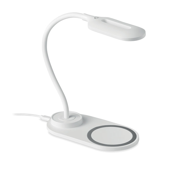 Lampe de bureau chargeur à induction 10W Saturn _Blanc