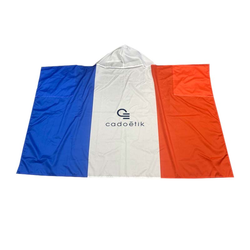 Cape de supporter en polyester recyclé rPET Maskoto_1