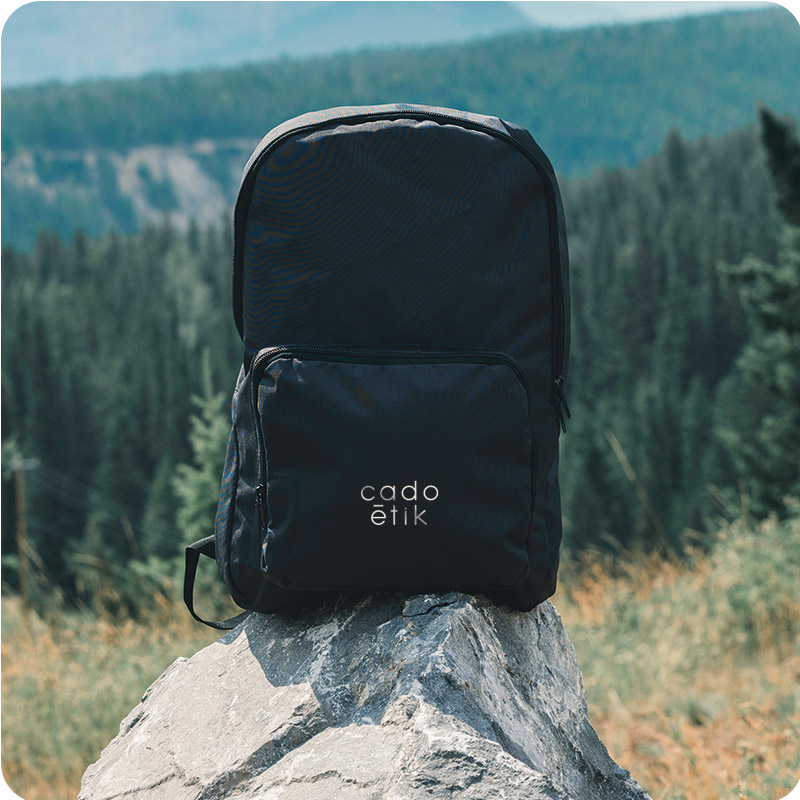 Sac à dos classique pliable en polyester recyclé rPET Dillon 15 L_00