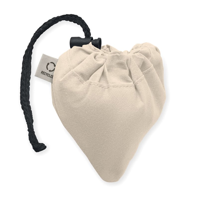 Sac shopping pliable en coton et polyester recyclés Carrie 140 g_03