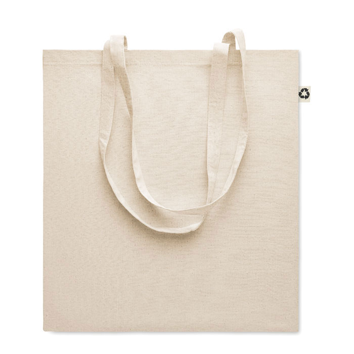 Tote bag en coton recyclé Zoco 140 g_Beige
