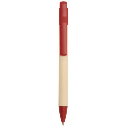 Stylo bille en fibre de canne à sucre et plastique recyclé Liliana_Brick