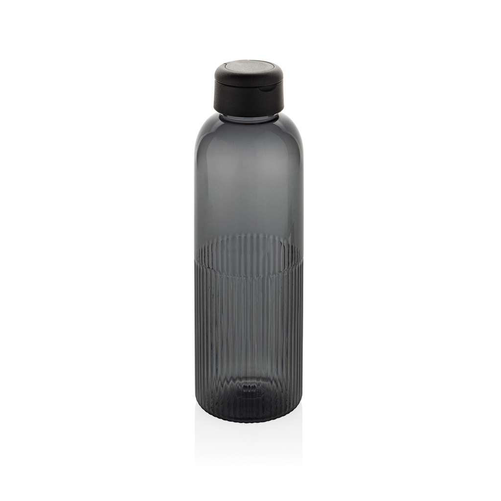 Gourde en plastique recyclé rPET certifié Ripple 750 mL_Noir