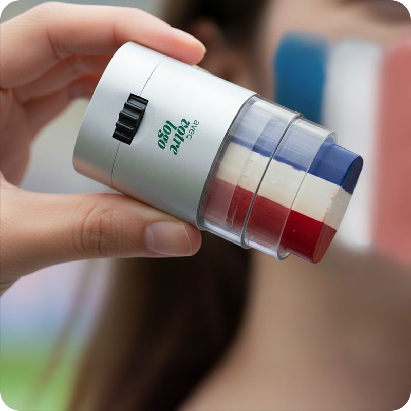 Bâtonnet de maquillage tricolore Werel_00