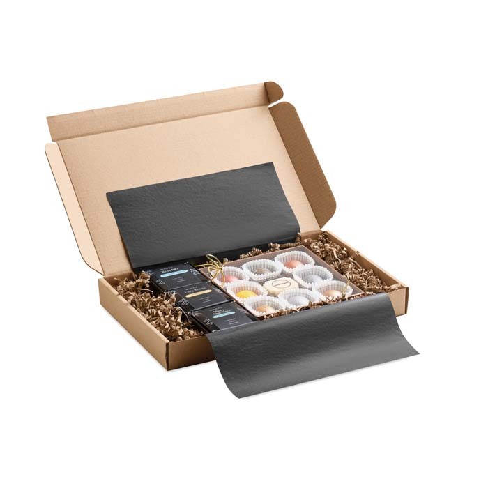 Coffret personnalisable 3 thés zen et 9 saveurs de chocolats _01