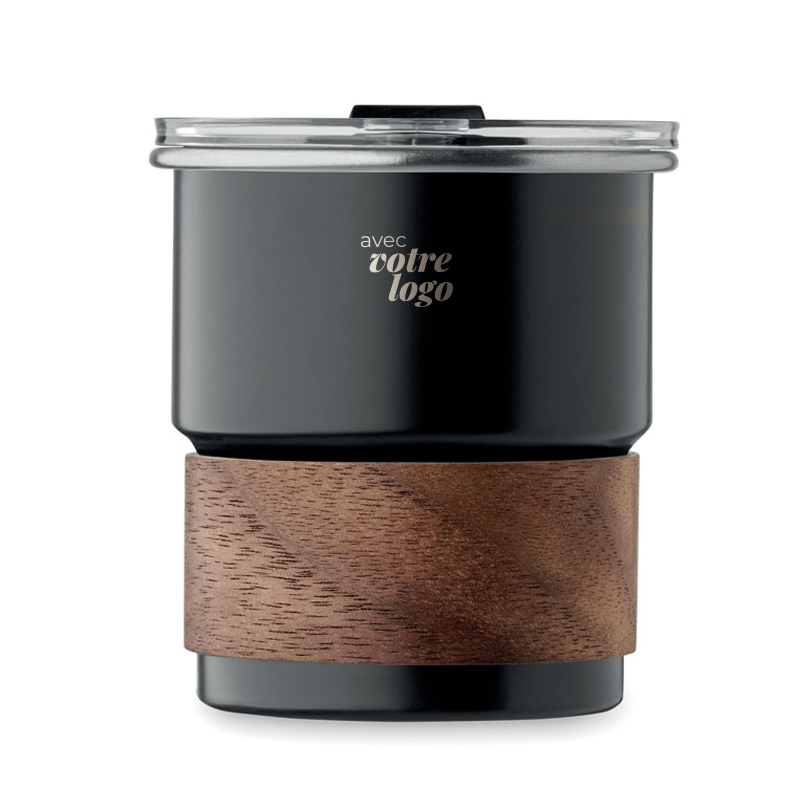 Mug de voyage en inox recyclé Mute 260 mL_02