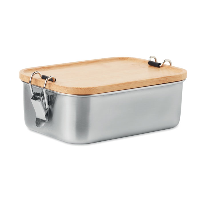 Lunch box en inox et bambou Sonabox 750 mL_Bois