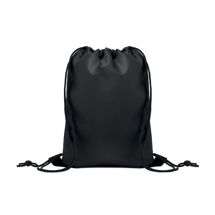 Gym bag personnalisé pour enfant en polyester recyclé rPET Shoop Kids_Noir