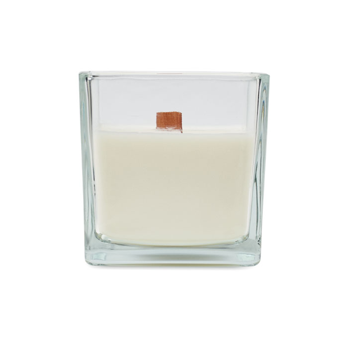 Bougie végétale parfumée en verre Riu 600 g_Transparent