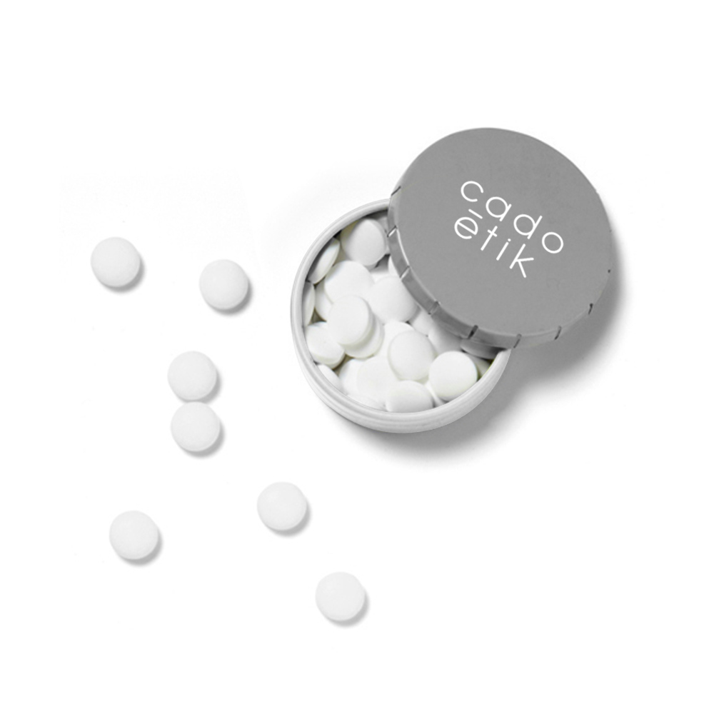 Bonbon publicitaire - Boîte bonbons  clic clac de pastilles menthe