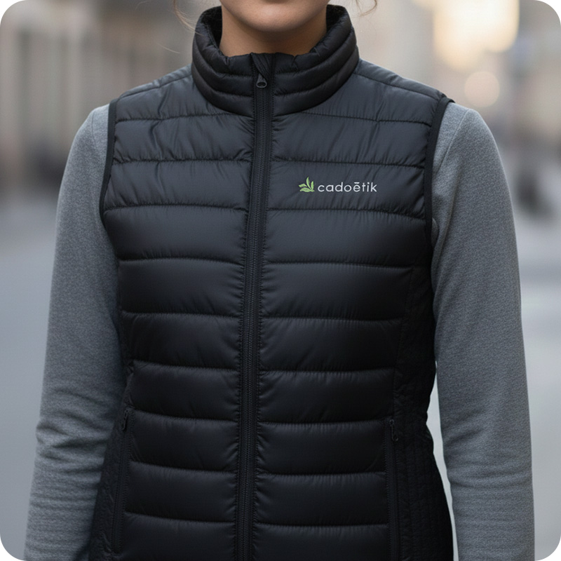 Bodywarmer femme en polyester certifié Oslo_00