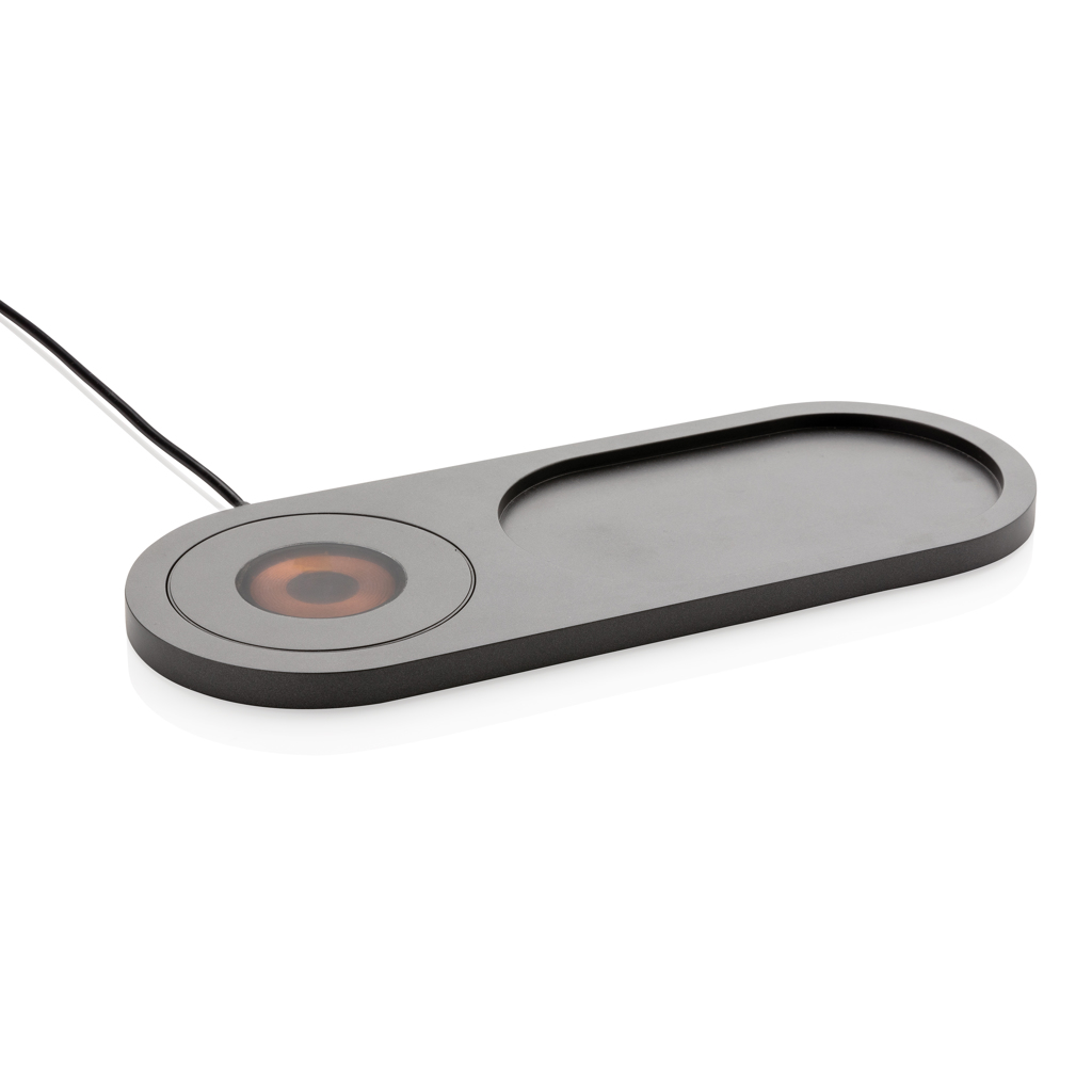 Organisateur de bureau et chargeur à induction 10W Encore_Noir