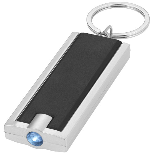 Porte-clés lumineux Castor_Noir/Argent