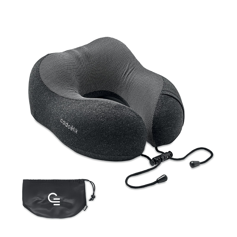 Coussin de voyage publicitaire avec sac de transport Bantal_01