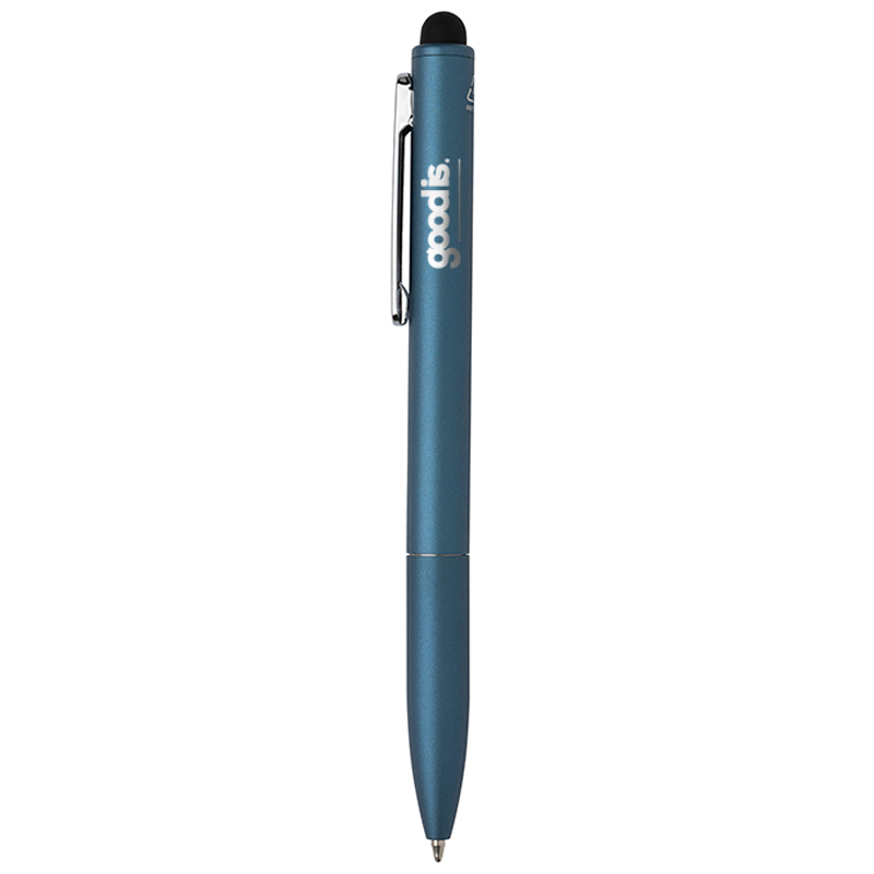 Stylo stylet en aluminium recyclé certifié Kymi_03