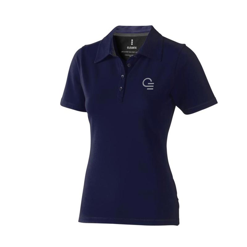 Textile publicitaire - Polo blanc manches courtes pour femme