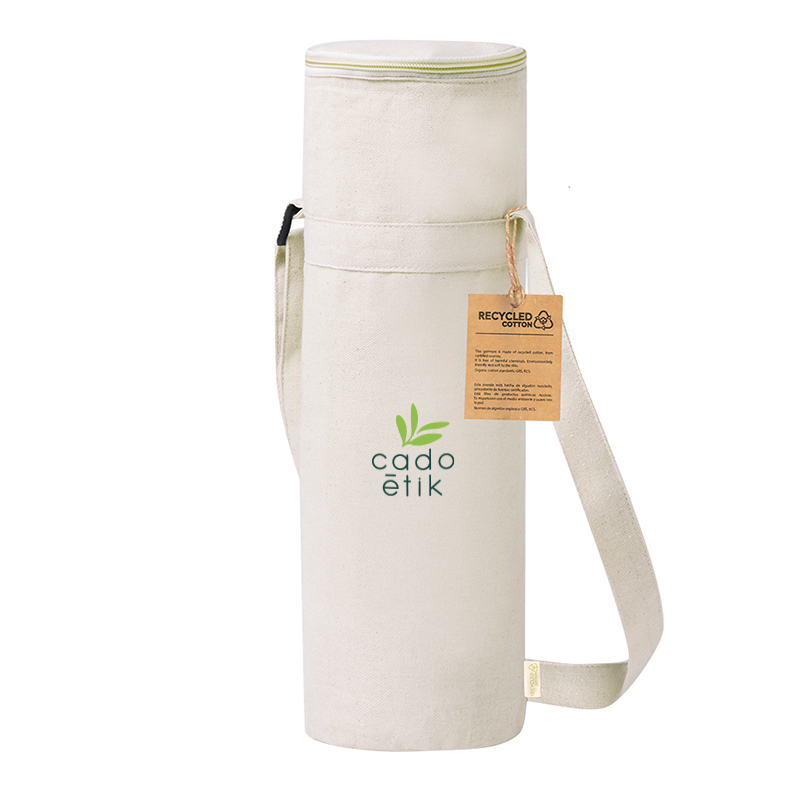 Sac isotherme pour bouteille en coton recyclé Sirkin 1,5 L_1