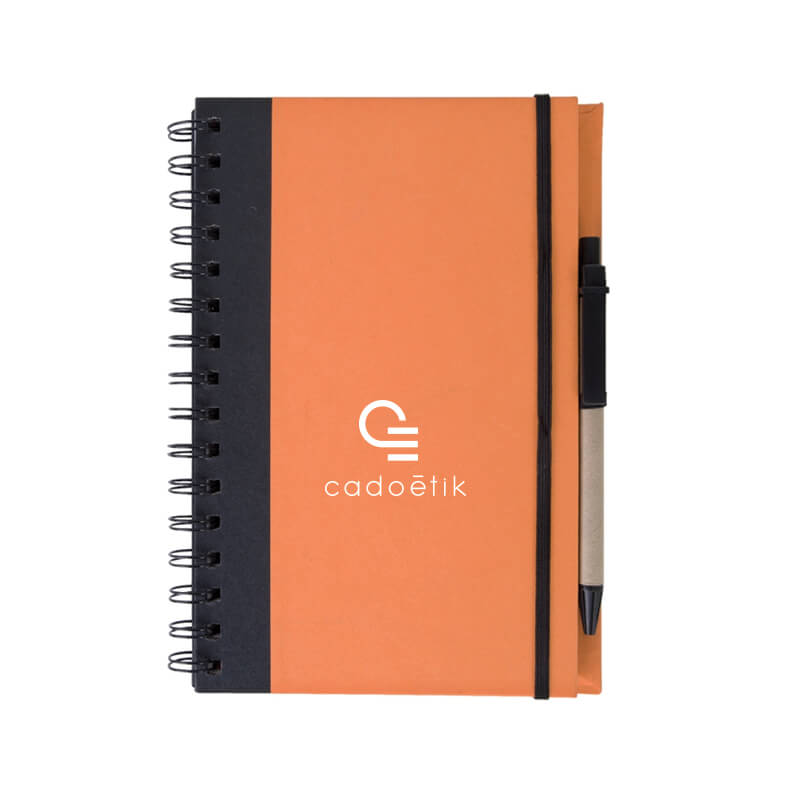 Carnet A5 publicitaire à spirales Humane