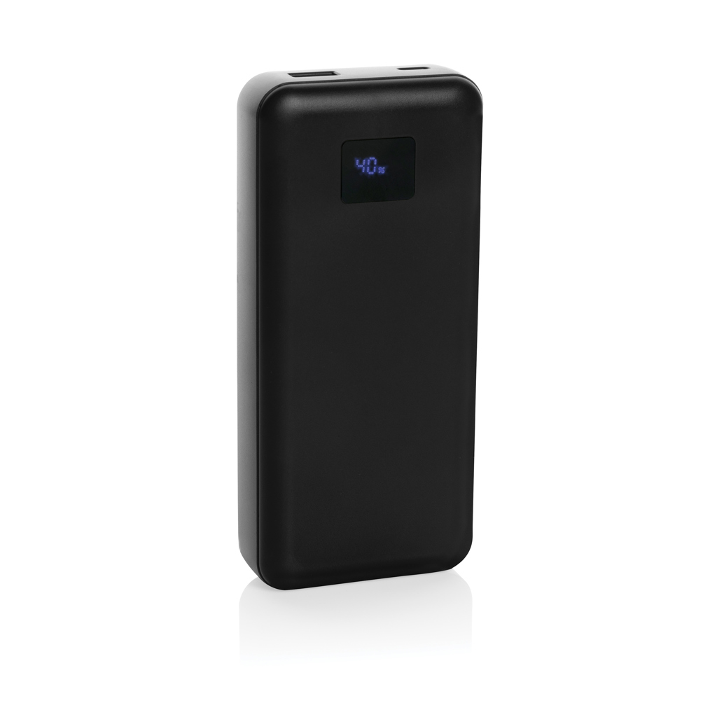 Batterie externe personnalisée 20 000 mAh charge ultra rapide Gridley 65 W_Noir