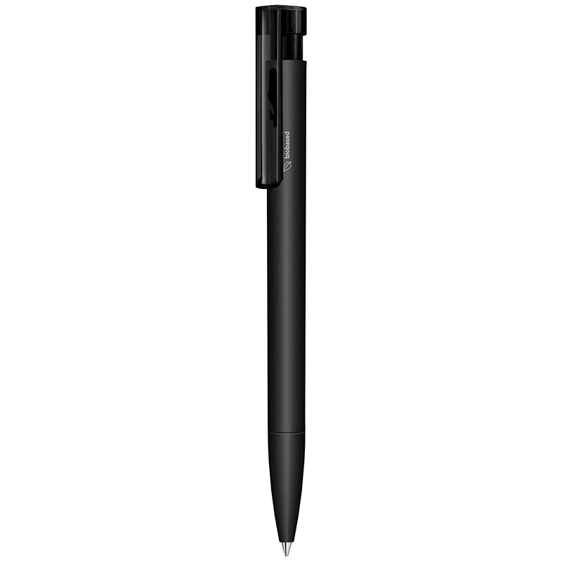 Stylo bille en plastique végétal Senator® Liberty Bio_Noir