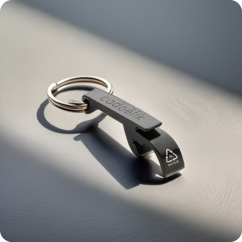 Porte-clés décapsuleur personnalisé en alu recyclé certifié_1