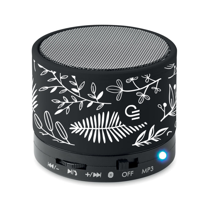 Enceinte publicitaire Bluetooth Roundbass - Cadeau publicitaire high-tech