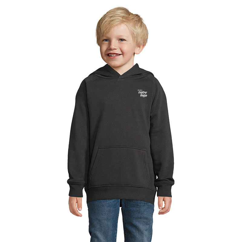 Sweat à capuche enfant personnalisé en coton bio Stellar 280 g_04