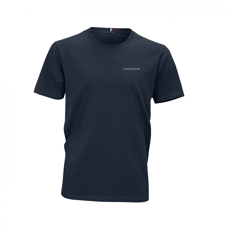 T-shirt homme en coton bio certifié Lucien 170 g_Bleu