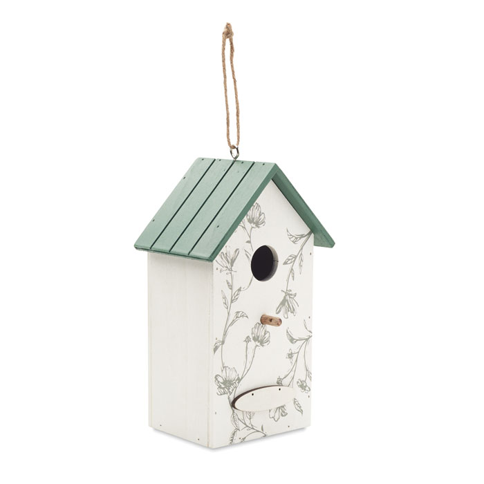 Nichoir à oiseaux en bois Greenjay_Blanc