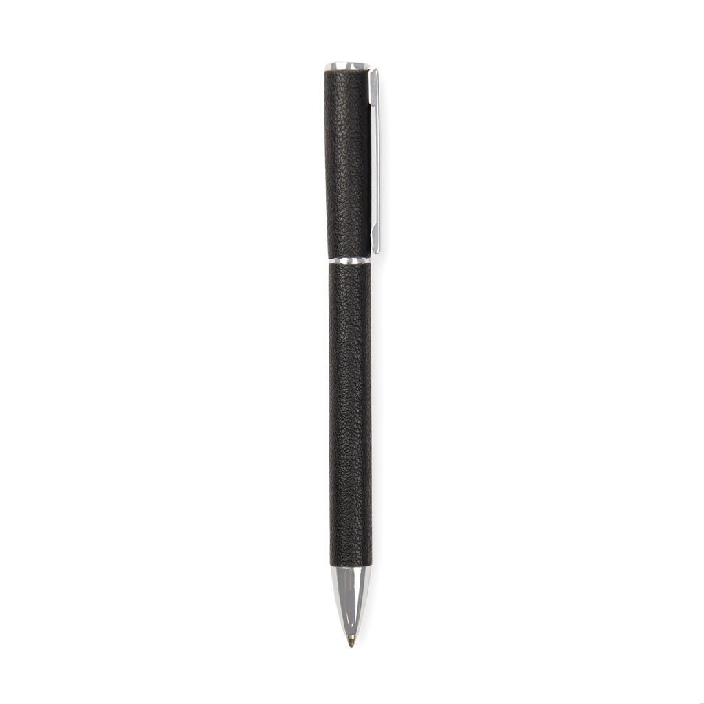 Stylo en aluminium recyclé certifié Vinga Timo_Noir