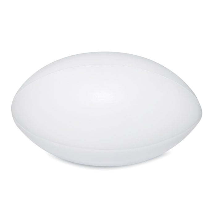 Balle anti-stress ballon de rugby Madera_Blanc