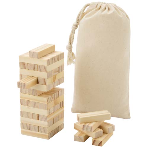 Jeu tour empilable en bois certifié Jumble_Naturel