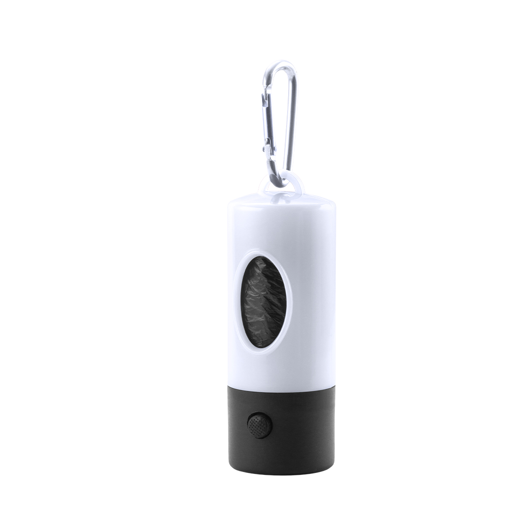 Distributeur de sacs pour déjections canines avec LED Muller_Blanc