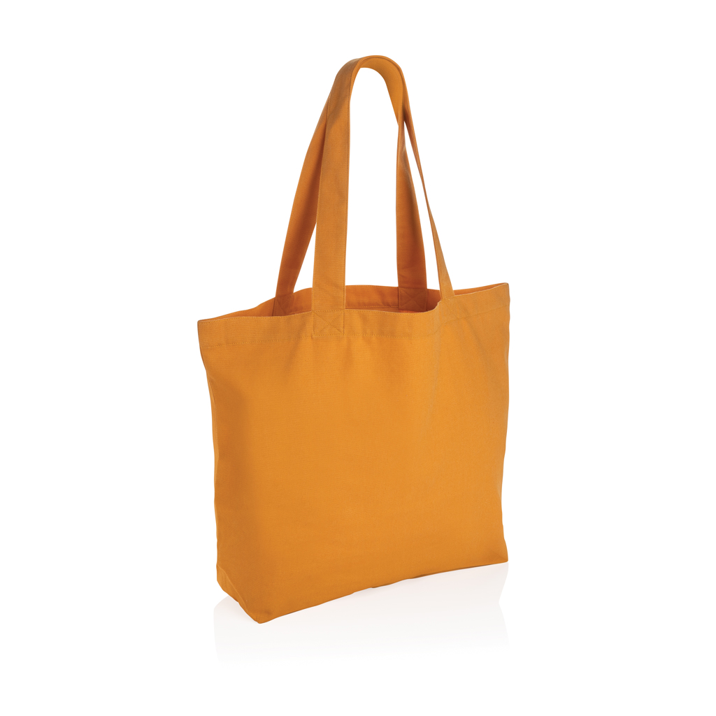 Sac cabas en toile recyclée Impact 240 g_Sundial orange