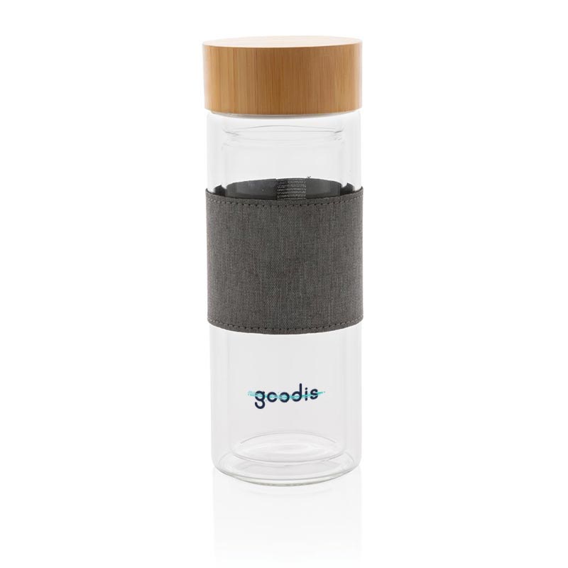 Bouteille à double paroi en verre Impact 360 mL_02