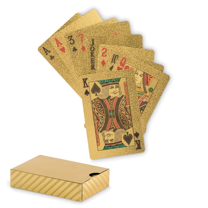 Jeu de cartes résistant à l'eau As_Or