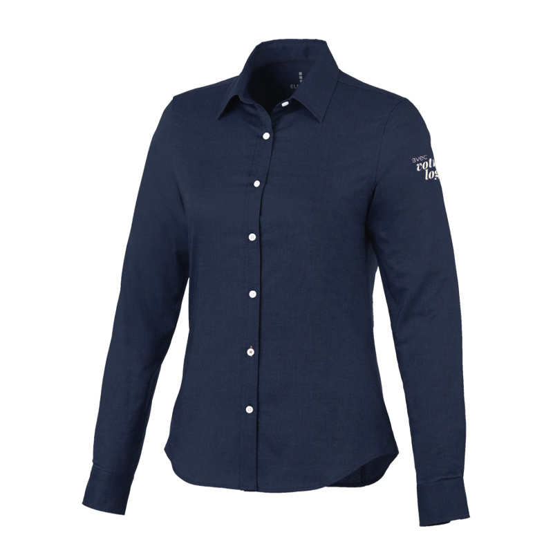 Chemise femme en coton certifié Oxford Vaillant_04