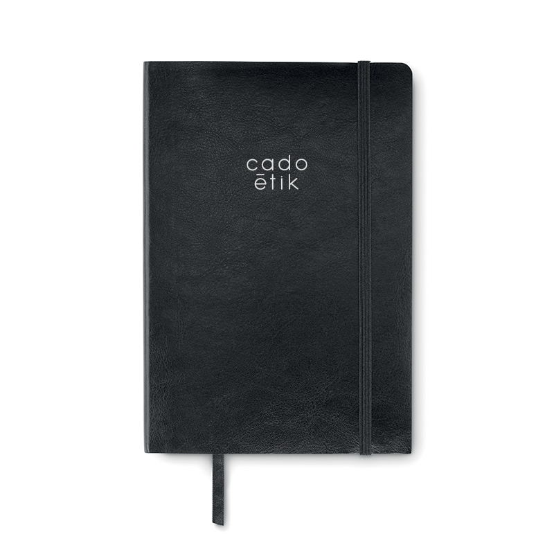 Carnet A5 personnalisé souple en polyester recyclé Breta_01