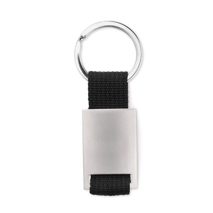 Porte-clés en métal Tech_Noir