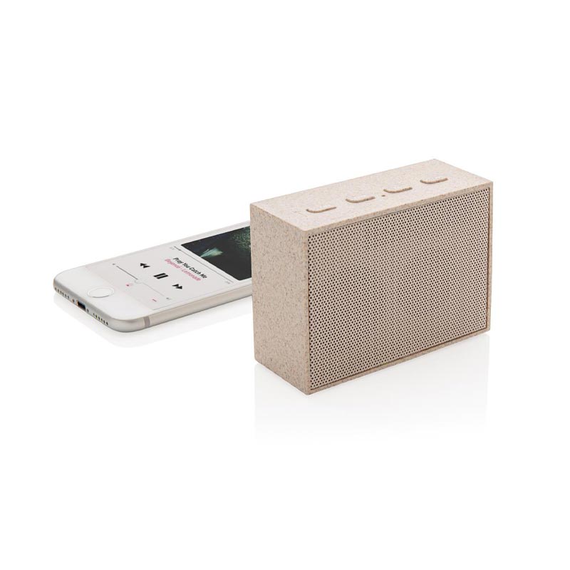 Enceinte 3W en fibre de paille Eco