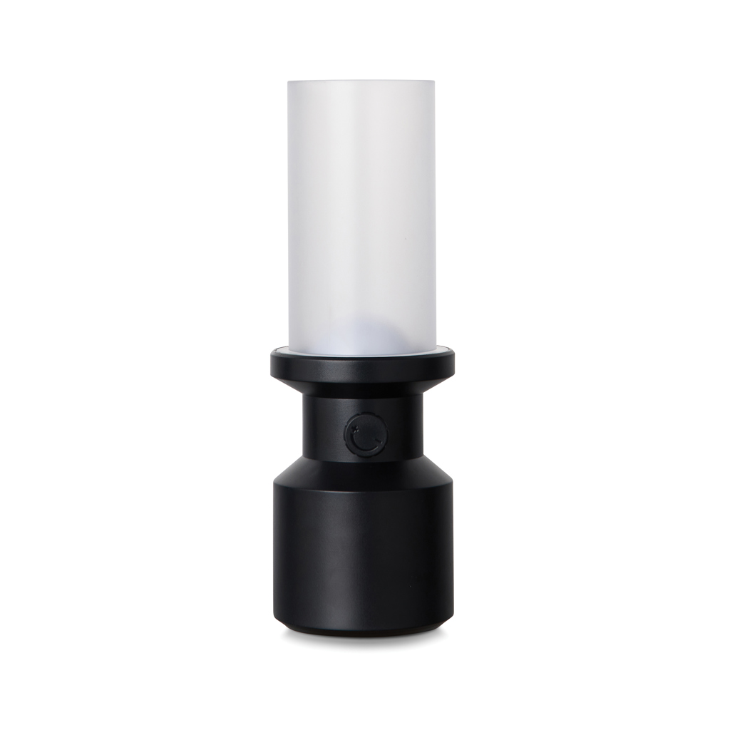 Lampe de table en plastique recyclé certifié Vinga Niori _Noir