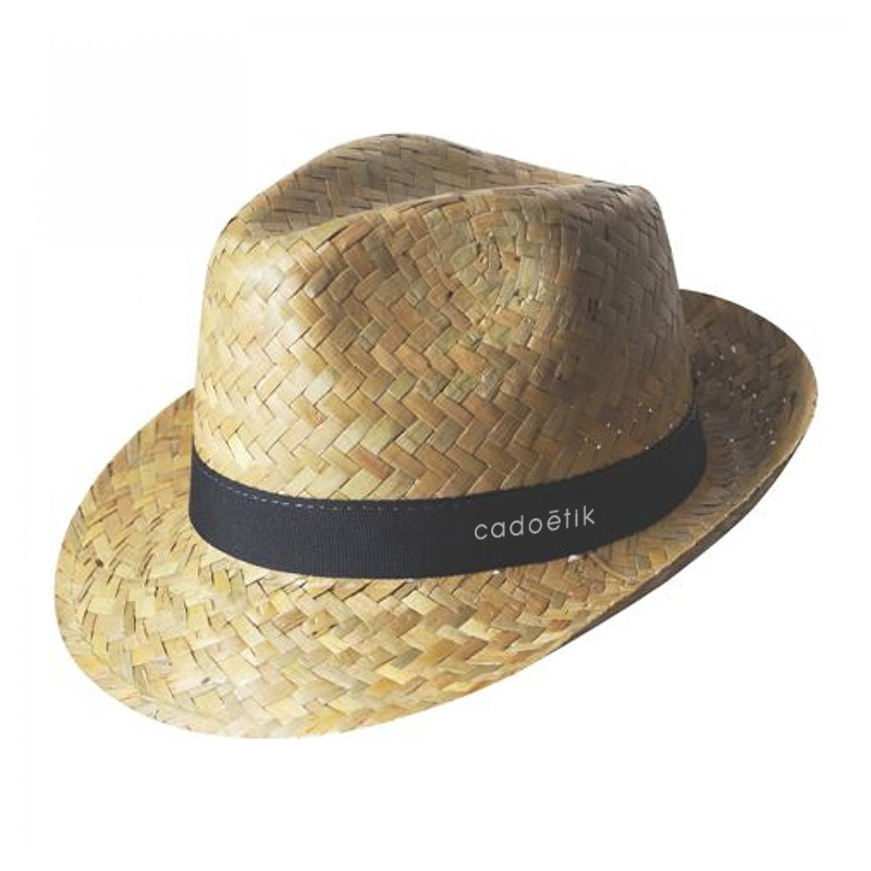 Chapeau publicitaire en paille dorée Doulos_1