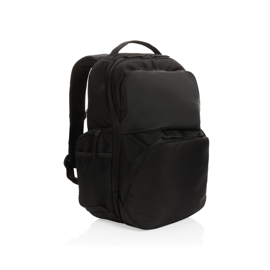 Sac à dos ordinateur 15,6" en polyester recyclé rPET Swiss Peak Nomads 20 L_Noir