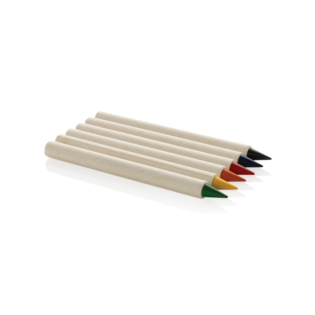 Set de 6 crayons de couleur en papier recyclé certifié Infinity Micki_01