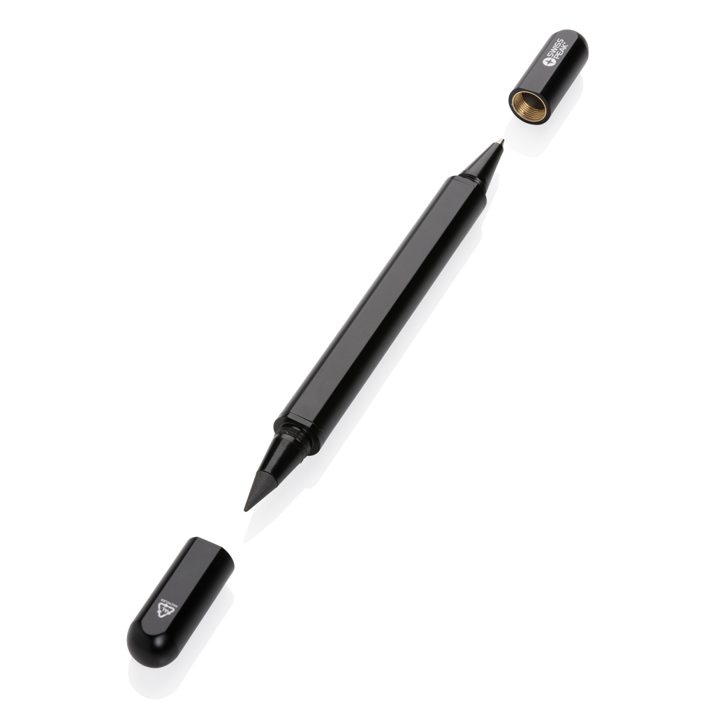 Stylo à bille avec mine graphite inusable Swiss Peak Storm Storm_Noir