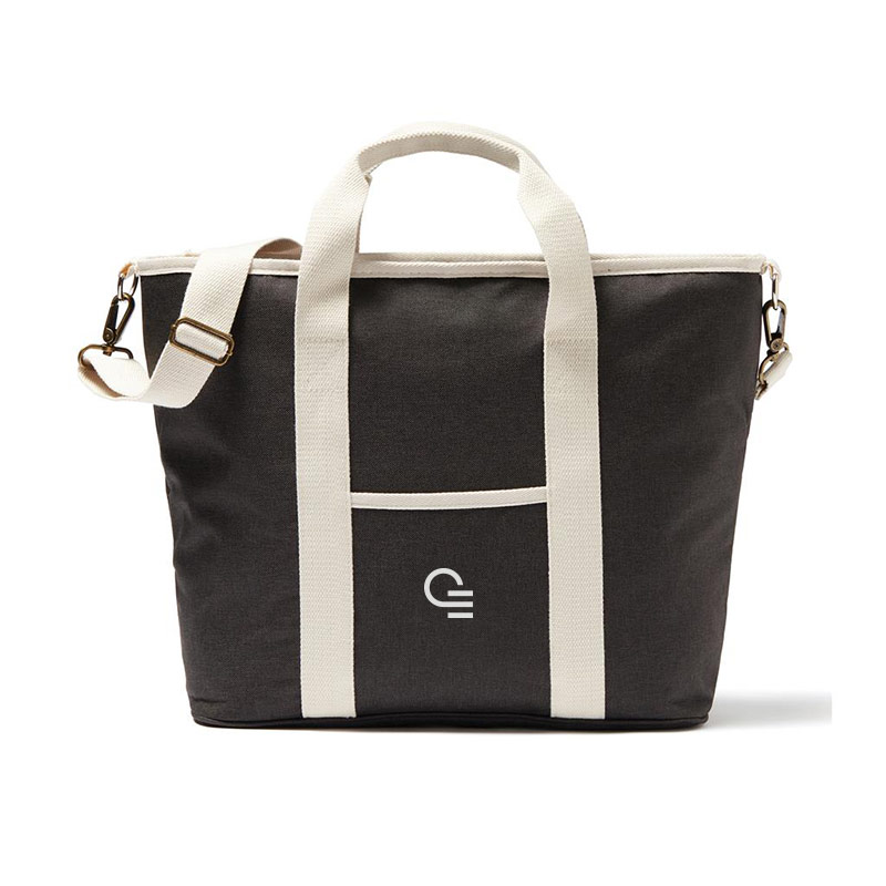 Sac isotherme cabas en toile recyclee non teintee Impact Aware Cadoetik