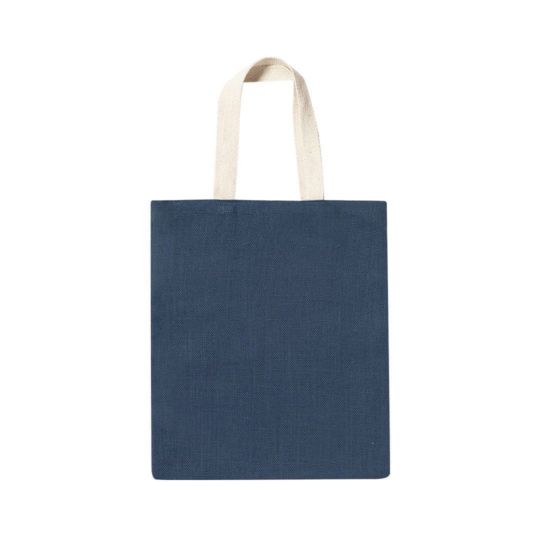 Tote bag en jute Brios 240 g_Bleu marine