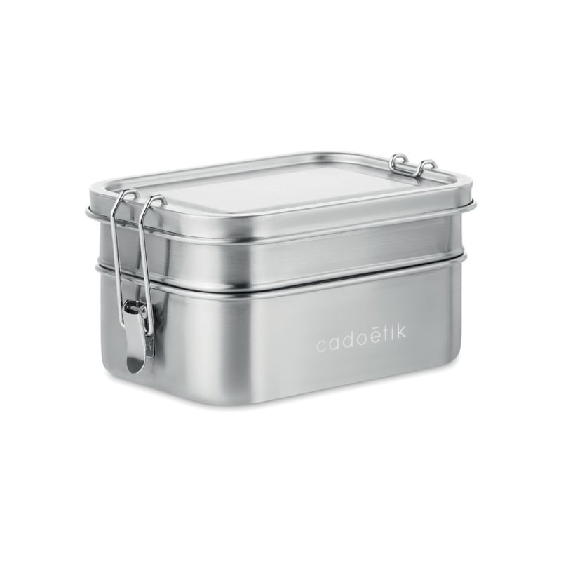 Lunch Box cadeau entreprise en inox Double Chan 1,2 L_1