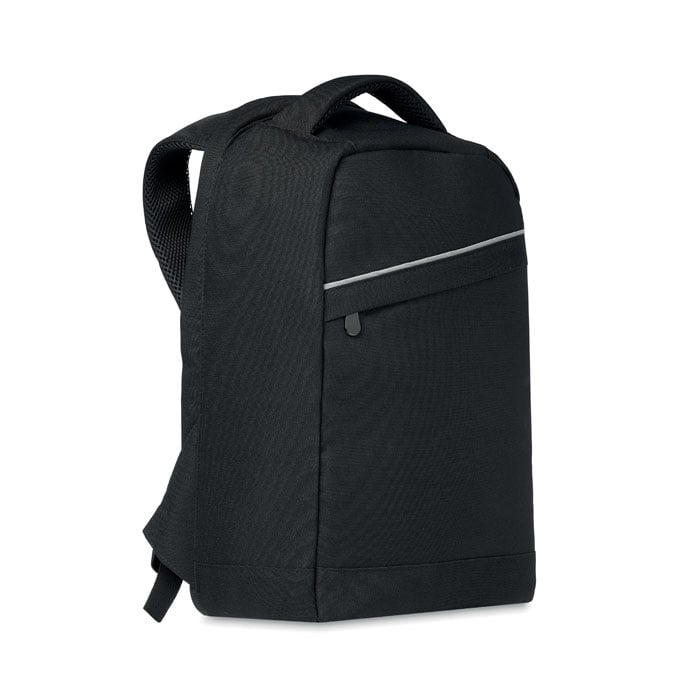 Sac à dos ordinateur 13" en polyester recyclé rPET Munich_Noir